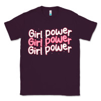 Plum girl power Classic Tee - MaliasSmallBusiness