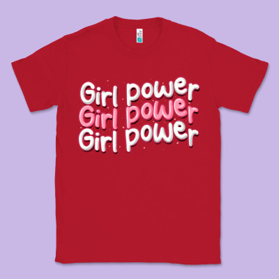 Girl Power Classic Tee Designed By Maliassmallbusiness