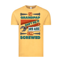 Vintage Mustard if grandpap can't fix it we are all screwed Vintage Tee - Jasminsmagicworld