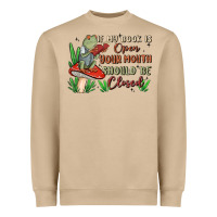 Mushroom if my book is open your mouth should be closed malia Heavyweight Sweatshirt - MaliasSmallBusiness