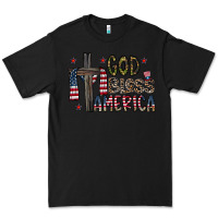 Black god bless america Premium Tee - CowhideDigitalArt
