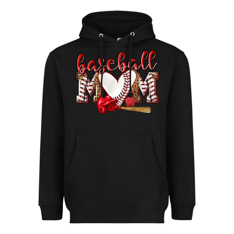 Baseball Mom Heavyweight Hoodie by NancyCooperArtShop | Teevron
