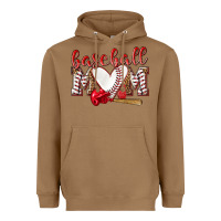 Toasted Coconut Baseball Mom Heavyweight Hoodie - NancyCooperArtShop