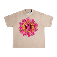 French Oak cancer ribbon sunflower Urban Heavy Tee - NancyCooperArtShop