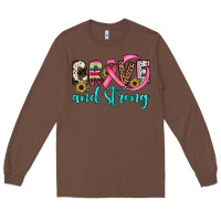 Chestnut brave and strong Long Sleeve Tee - JahusDesignShop