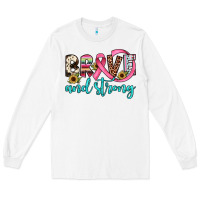White brave and strong Long Sleeve Tee - JahusDesignShop