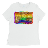 White pride background Ladies Tee - Zillion Design Studio
