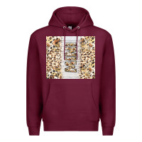 Burgundy mother's day mini leopard tumbler tbs Premium Hoodie - TumblerDesignByShophia