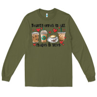 Army Green beauty comes in all shapes and sizes coffee Long Sleeve Tee - MaliasSmallBusiness