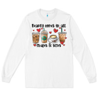 White beauty comes in all shapes and sizes coffee Long Sleeve Tee - MaliasSmallBusiness