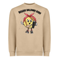 Mushroom boujee ballpark babe Heavyweight Sweatshirt - MaliasSmallBusiness
