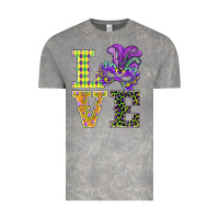 Cloud Rock mardi gras love mask Vintage Tee - BarkalooDesign