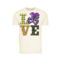 Vintage Arctic mardi gras love mask Vintage Tee - BarkalooDesign