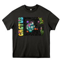 Asphalt cactus Heavy Core Tee - CowhideDigitalArt