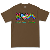 Cacao peace love equality Premium Tee - HRA Design Shop