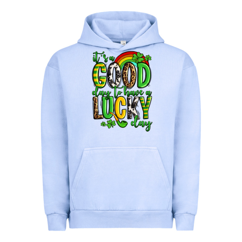 St. Patrick's It's A Good Day To Have A Lucky Day Urban Hoodie by OliviaCreatesArt | Teevron