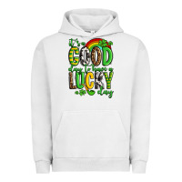 Pigment Lunar Rock St. Patrick's It's a good day to have a lucky day Urban Hoodie - OliviaCreatesArt