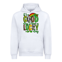 White St. Patrick's It's a good day to have a lucky day Urban Hoodie - OliviaCreatesArt