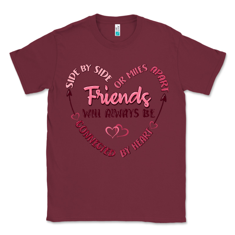 Side By Or Miles Apart Friends Will Always Be Conn Classic Tee by MaliasSmallBusiness | Teevron