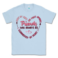 Dusty Blue side by or miles apart friends will always be conn Classic Tee - MaliasSmallBusiness
