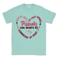 Seafoam side by or miles apart friends will always be conn Classic Tee - MaliasSmallBusiness