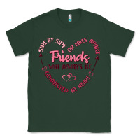 Sports Green side by or miles apart friends will always be conn Classic Tee - MaliasSmallBusiness