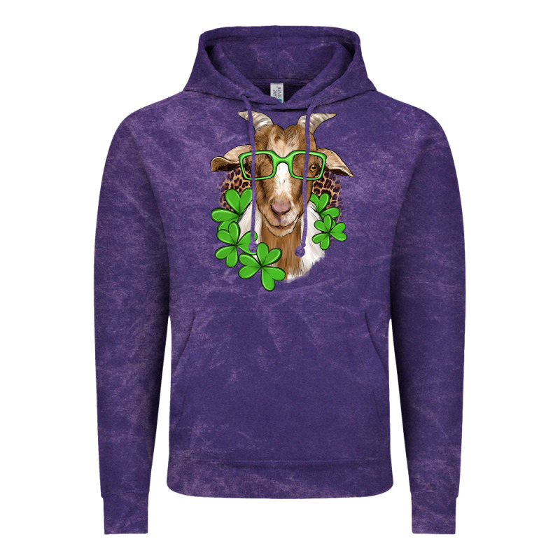 St Patricks Goat With Glasses Vintage Hoodie by Artiststas | Teevron