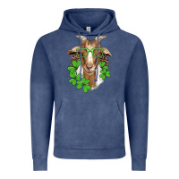 Vintage Denim st patricks goat with glasses Vintage Hoodie - Artiststas