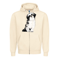 Sandshell shih tzu dog Zipper Hoodie - LillyAllenDesigns