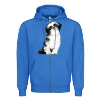 True Royal shih tzu dog Zipper Hoodie - LillyAllenDesigns