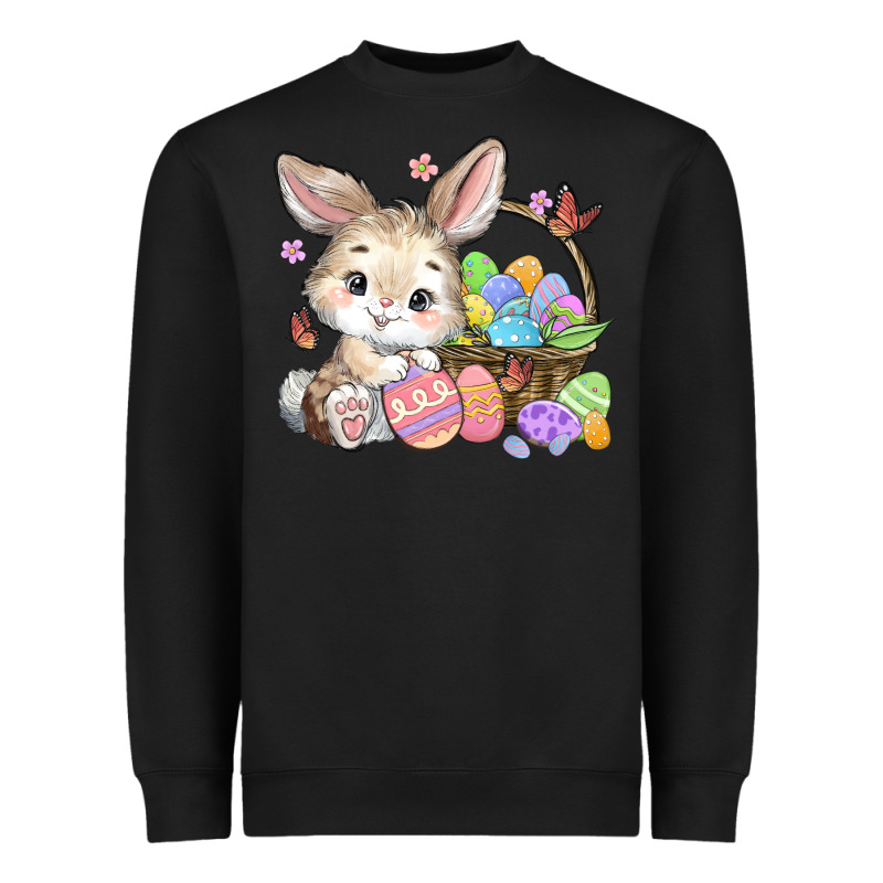 Easter Bunny Heavyweight Sweatshirt by MaliasSmallBusiness | Teevron