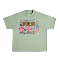 Oil Green Western Nurse Life Urban Heavy Tee - LillyAllenDesigns
