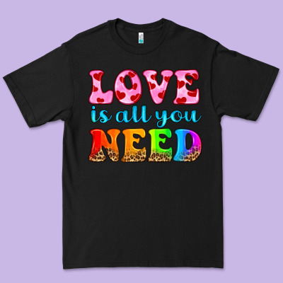 Love Is All You Need Premium Tee Designed By Hra Design Shop