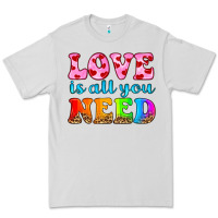 Dove Grey love is all you need Premium Tee - HRA Design Shop