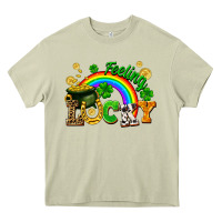 Mossy feeling lucky Heavy Core Tee - FaDigitalArtStudio