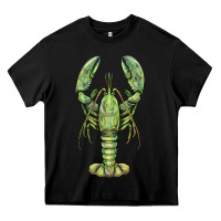 Black lobster Heavy Core Tee - BarkalooDesign