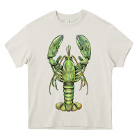 Cream lobster Heavy Core Tee - BarkalooDesign