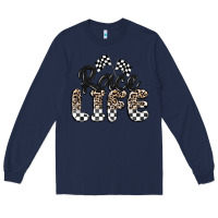 Navy race life Long Sleeve Tee - MaliasSmallBusiness