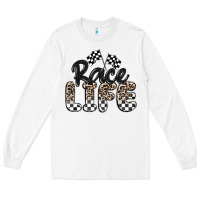 White race life Long Sleeve Tee - MaliasSmallBusiness