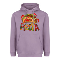 Lavender Taco Fiesta Heavyweight Hoodie - texasbilliewilder