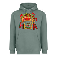 Sage Taco Fiesta Heavyweight Hoodie - texasbilliewilder