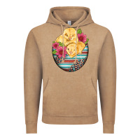 Vintage Coffee hatched egg easter chicks Vintage Hoodie - Artiststas