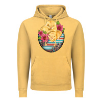 Vintage Mustard hatched egg easter chicks Vintage Hoodie - Artiststas