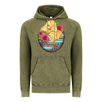 Vintage Olive hatched egg easter chicks Vintage Hoodie - Artiststas