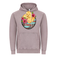 Vintage Zinc hatched egg easter chicks Vintage Hoodie - Artiststas