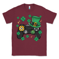 Burgundy video game st patricks day Classic Tee - MaliasSmallBusiness