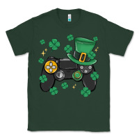 Sports Green video game st patricks day Classic Tee - MaliasSmallBusiness