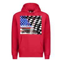 Cardinal racing checkered flag tumbler tbs Premium Hoodie - TumblerDesignByShophia