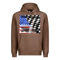 Chestnut racing checkered flag tumbler tbs Premium Hoodie - TumblerDesignByShophia