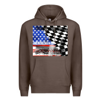 Coffee racing checkered flag tumbler tbs Premium Hoodie - TumblerDesignByShophia